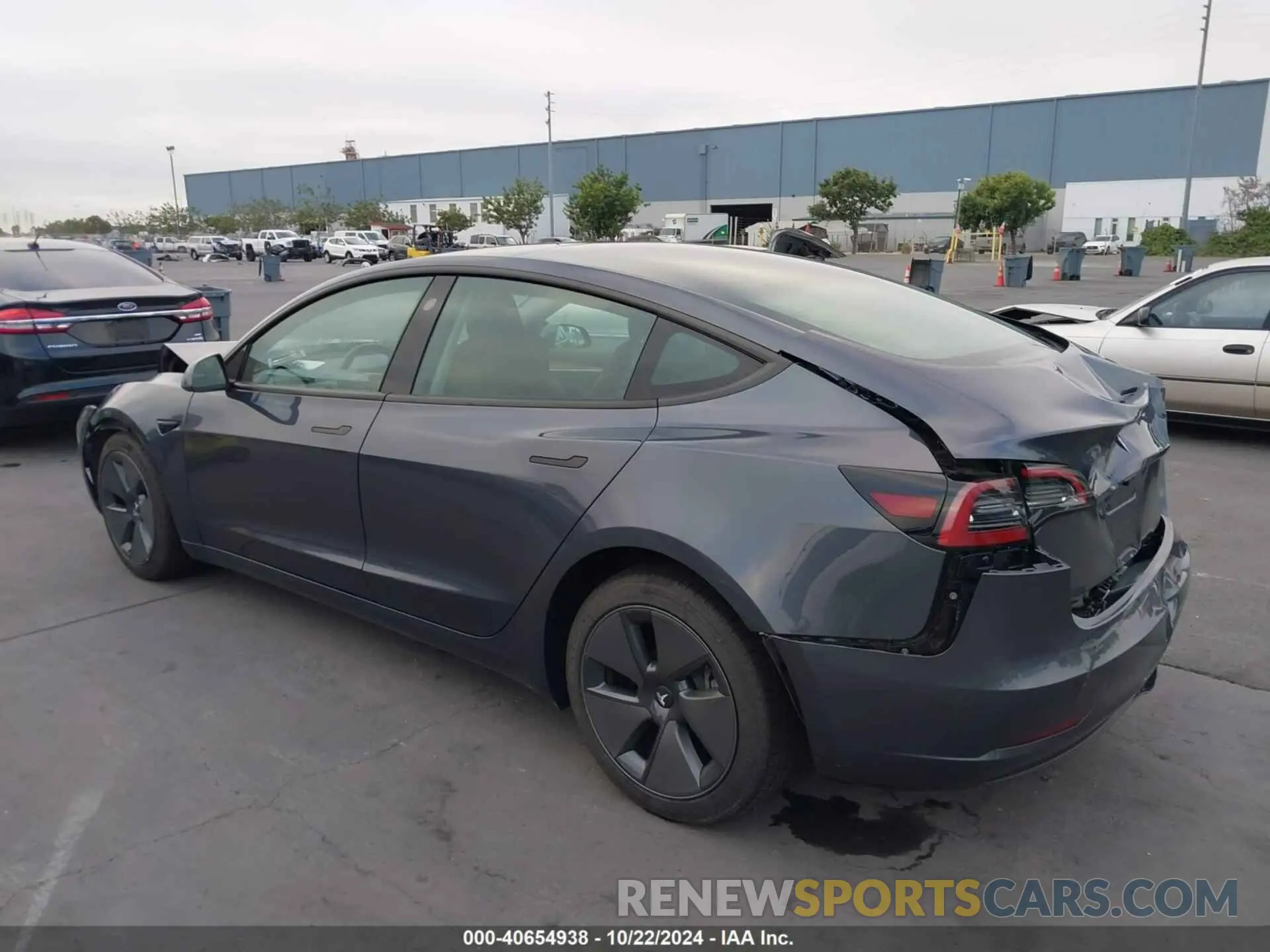 3 Photograph of a damaged car 5YJ3E1EA2PF711989 TESLA MODEL 3 2023