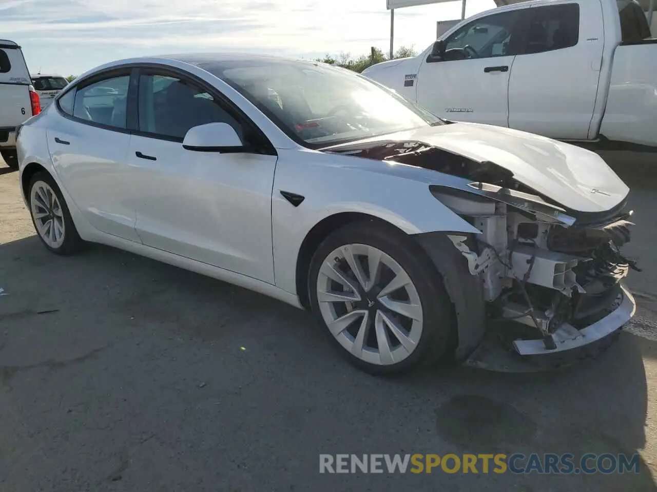 4 Photograph of a damaged car 5YJ3E1EA3PF383224 TESLA MODEL 3 2023