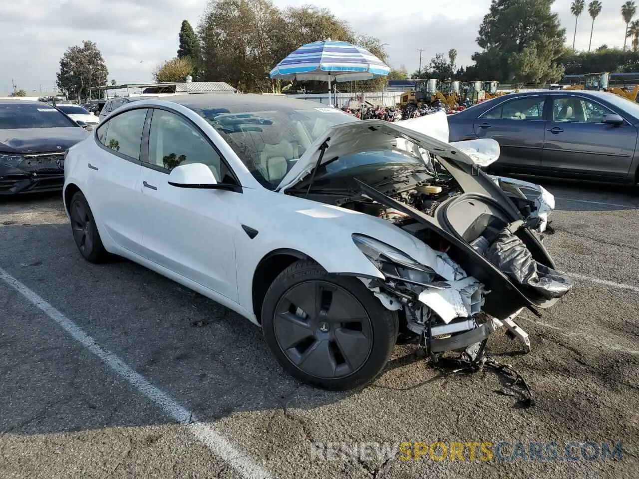 4 Photograph of a damaged car 5YJ3E1EA3PF394790 TESLA MODEL 3 2023