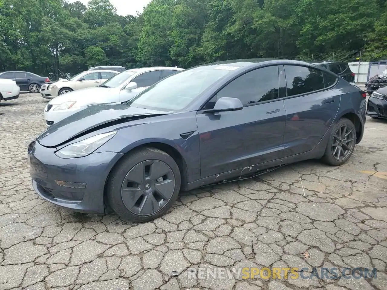 1 Фотография поврежденного автомобиля 5YJ3E1EA3PF395258 TESLA MODEL 3 2023