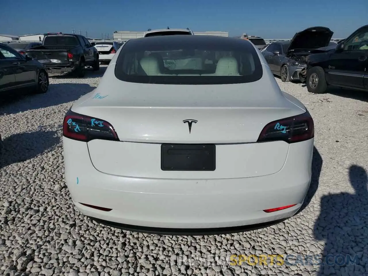 6 Photograph of a damaged car 5YJ3E1EA3PF398774 TESLA MODEL 3 2023