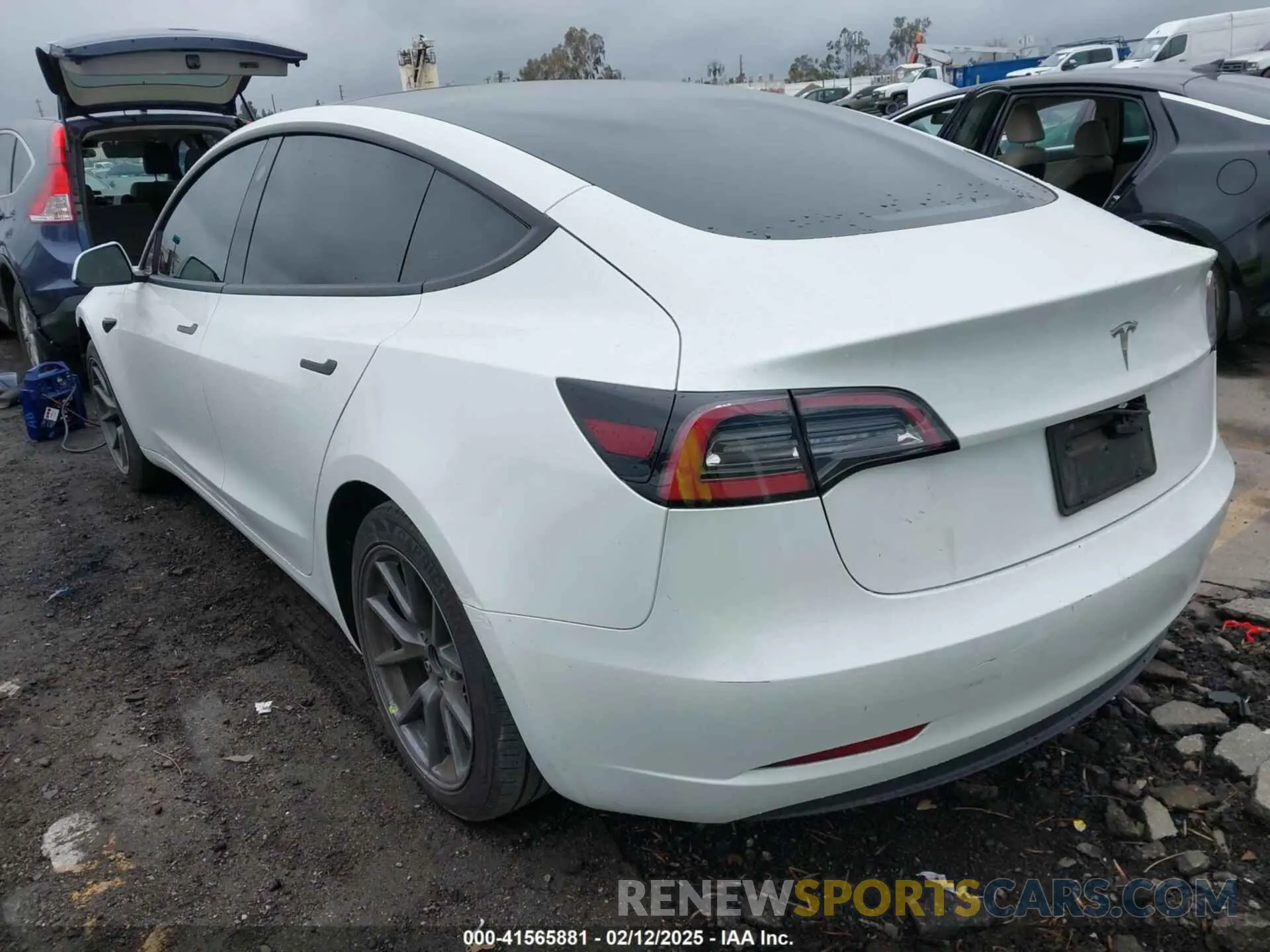 3 Photograph of a damaged car 5YJ3E1EA3PF401446 TESLA MODEL 3 2023