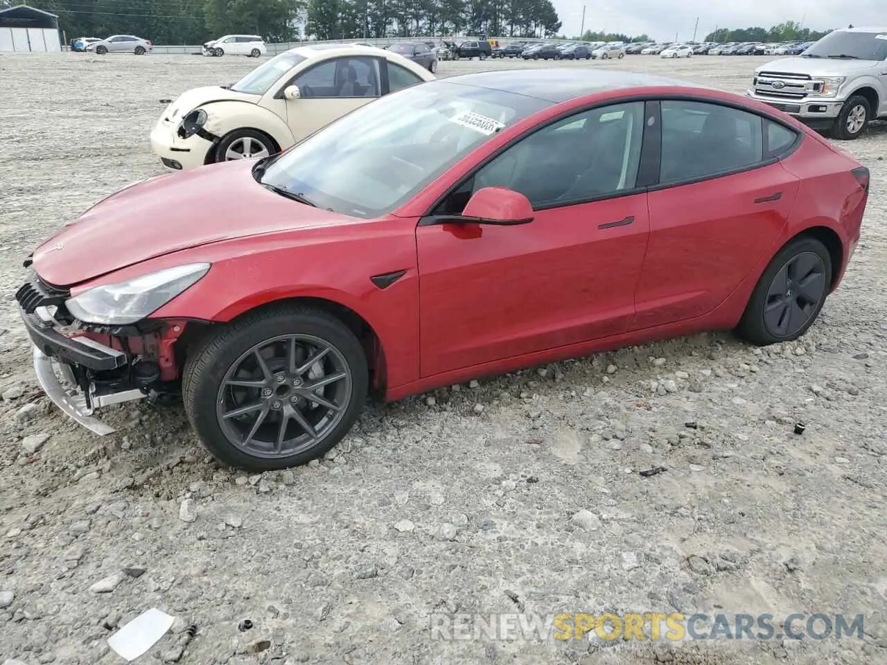1 Photograph of a damaged car 5YJ3E1EA3PF406937 TESLA MODEL 3 2023