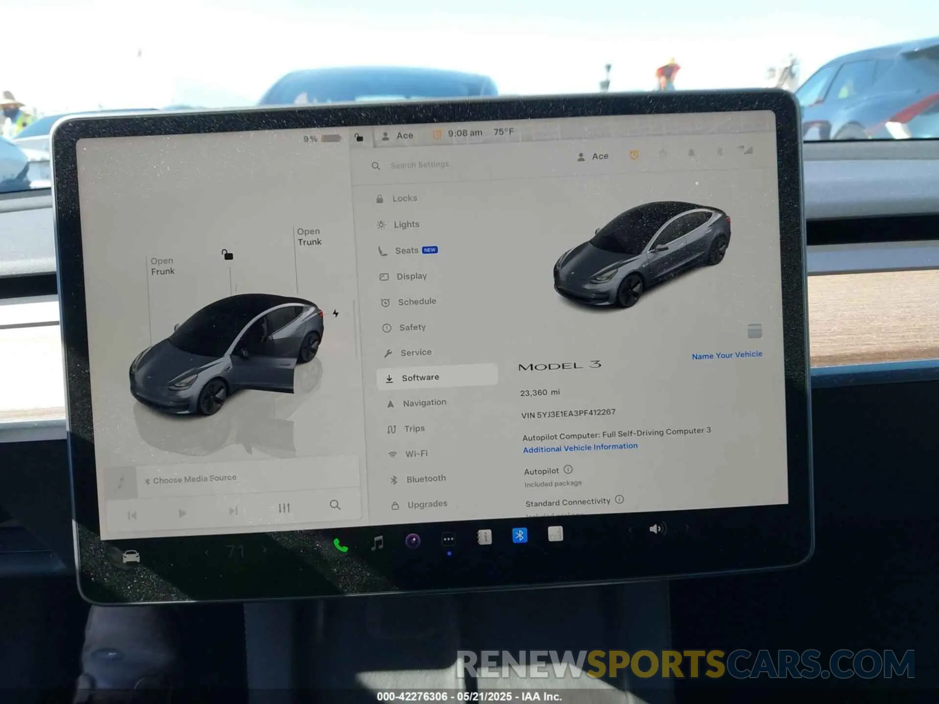 17 Фотография поврежденного автомобиля 5YJ3E1EA3PF412267 TESLA MODEL 3 2023