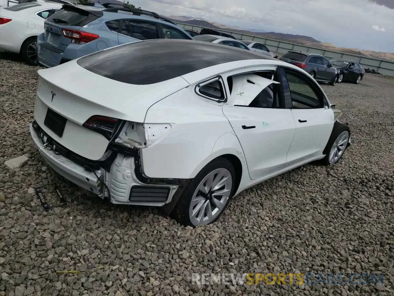 3 Photograph of a damaged car 5YJ3E1EA3PF412706 TESLA MODEL 3 2023
