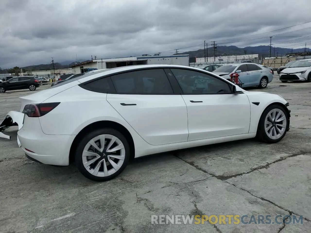 3 Photograph of a damaged car 5YJ3E1EA3PF427285 TESLA MODEL 3 2023