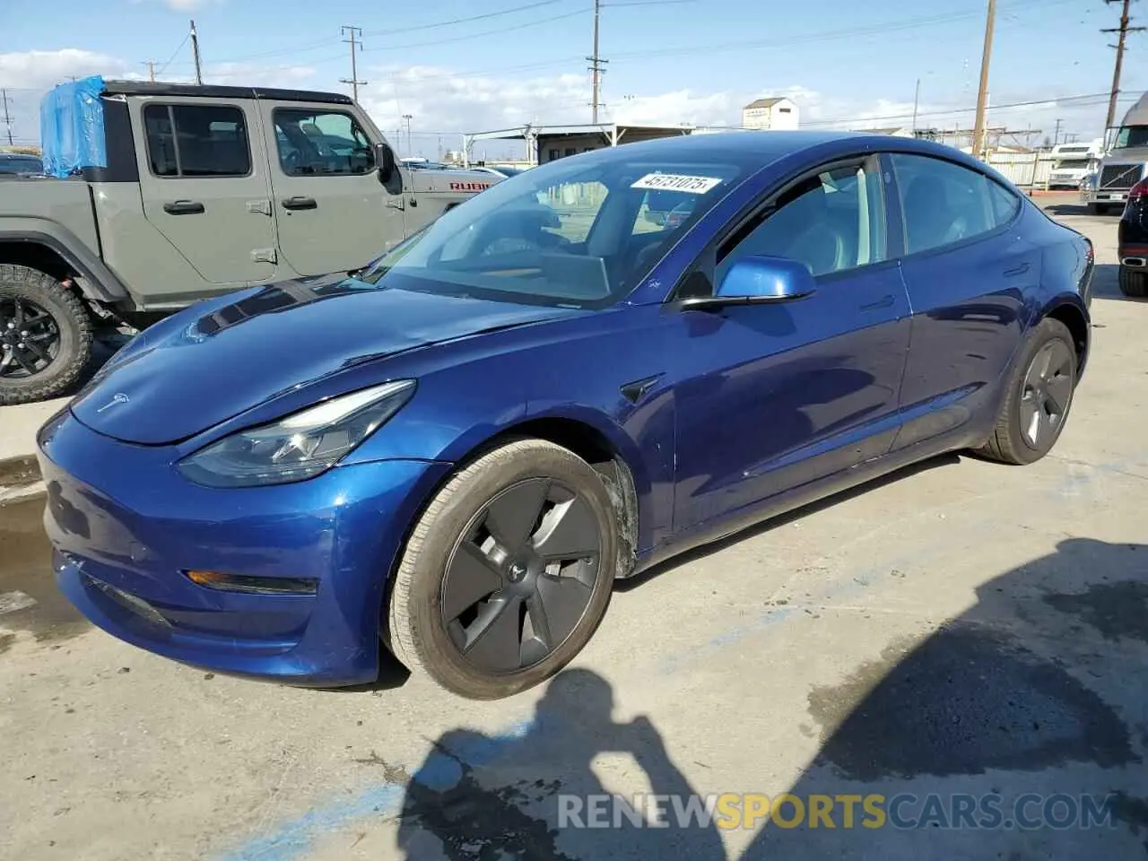 1 Photograph of a damaged car 5YJ3E1EA3PF450016 TESLA MODEL 3 2023