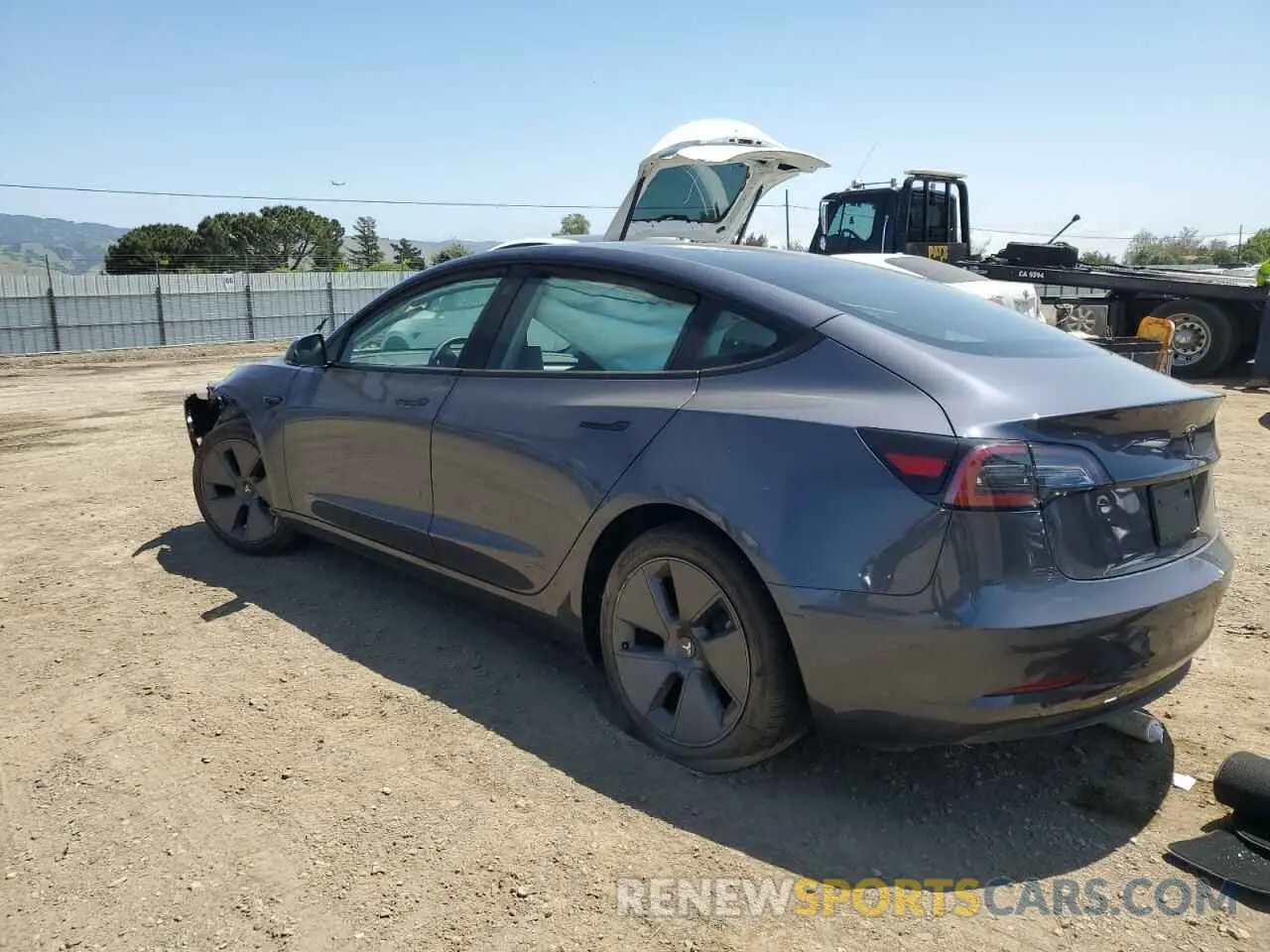 2 Photograph of a damaged car 5YJ3E1EA3PF455538 TESLA MODEL 3 2023