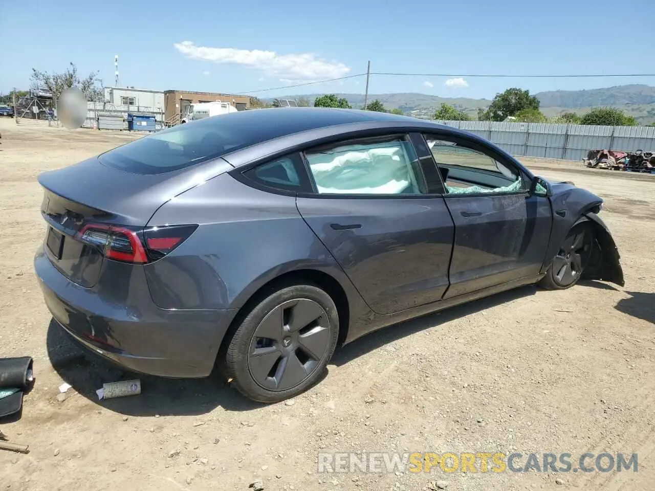 3 Photograph of a damaged car 5YJ3E1EA3PF455538 TESLA MODEL 3 2023