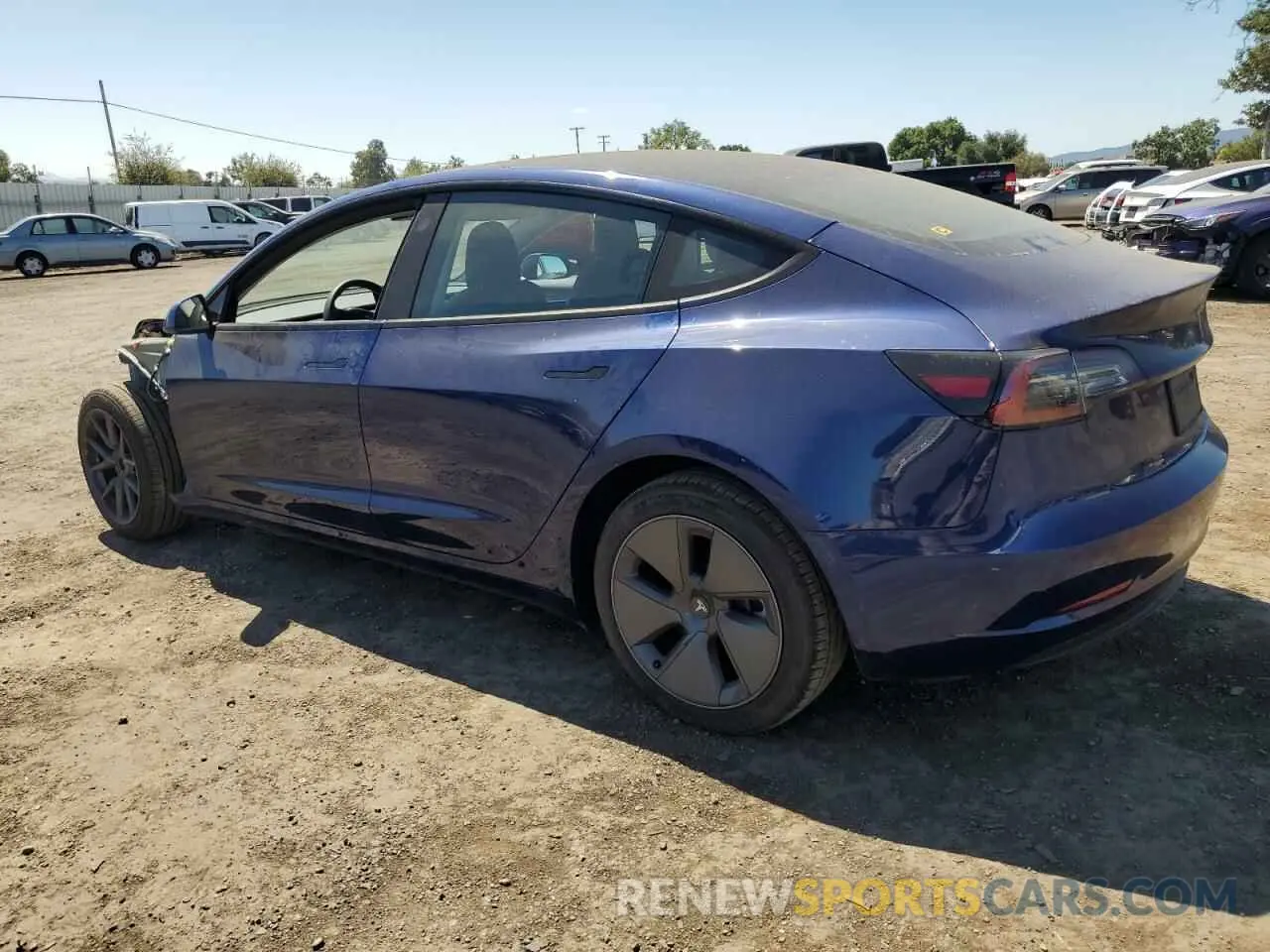 2 Photograph of a damaged car 5YJ3E1EA3PF458519 TESLA MODEL 3 2023
