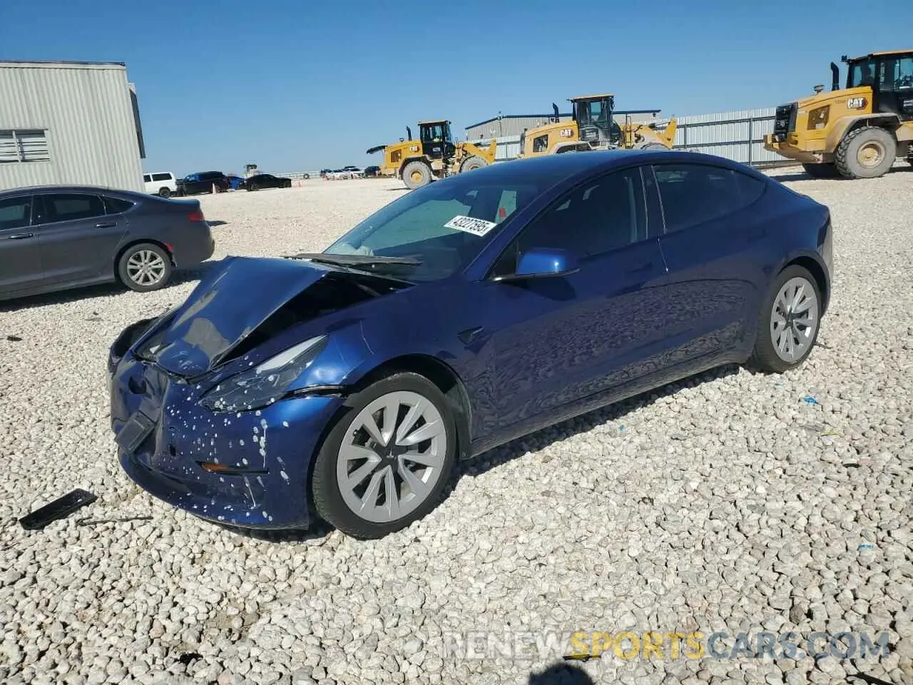 1 Photograph of a damaged car 5YJ3E1EA3PF492573 TESLA MODEL 3 2023