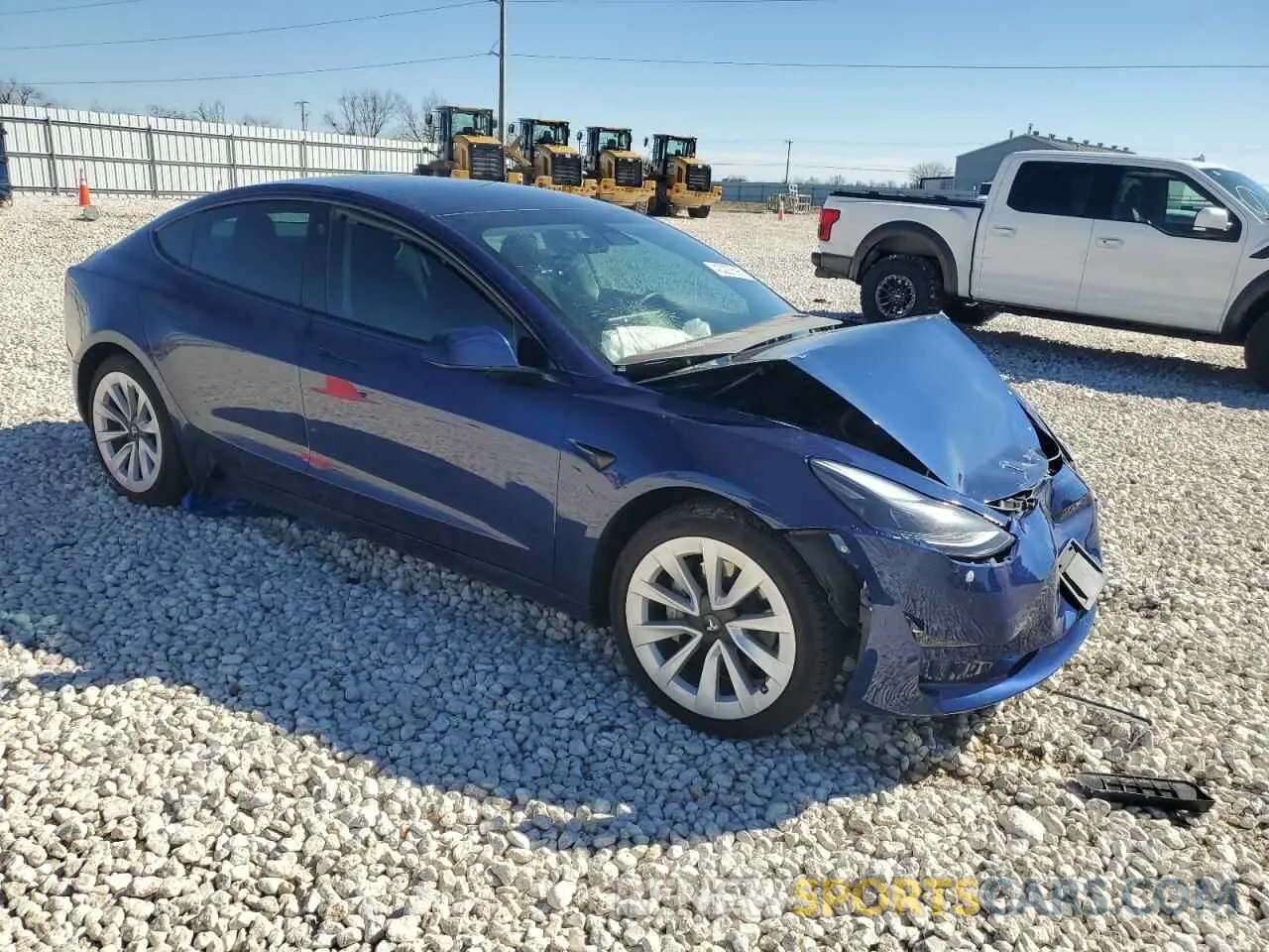 4 Photograph of a damaged car 5YJ3E1EA3PF492573 TESLA MODEL 3 2023