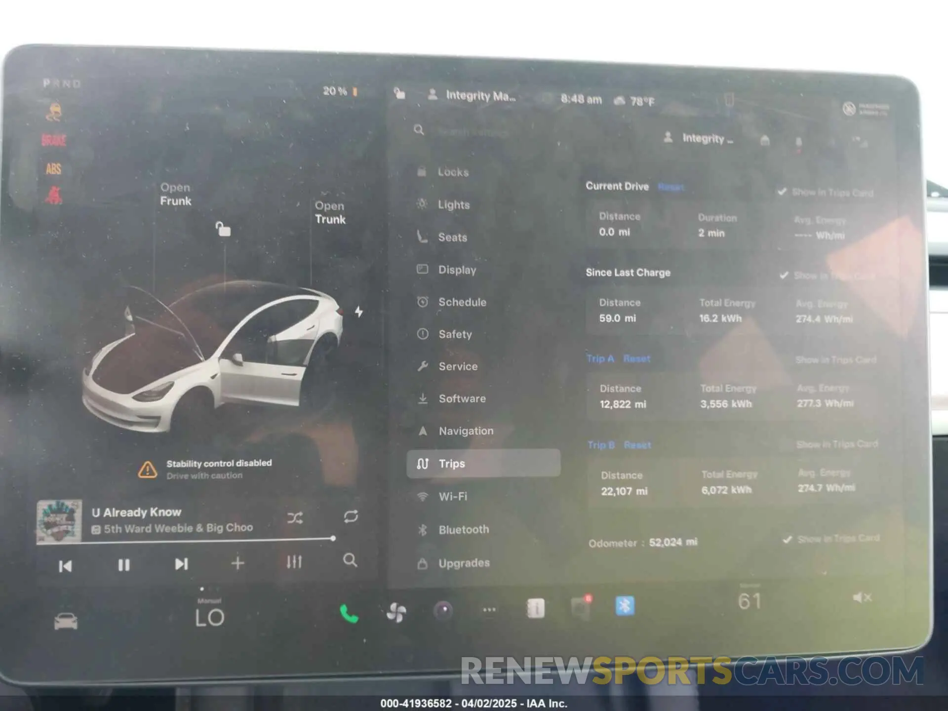 7 Фотография поврежденного автомобиля 5YJ3E1EA3PF493142 TESLA MODEL 3 2023