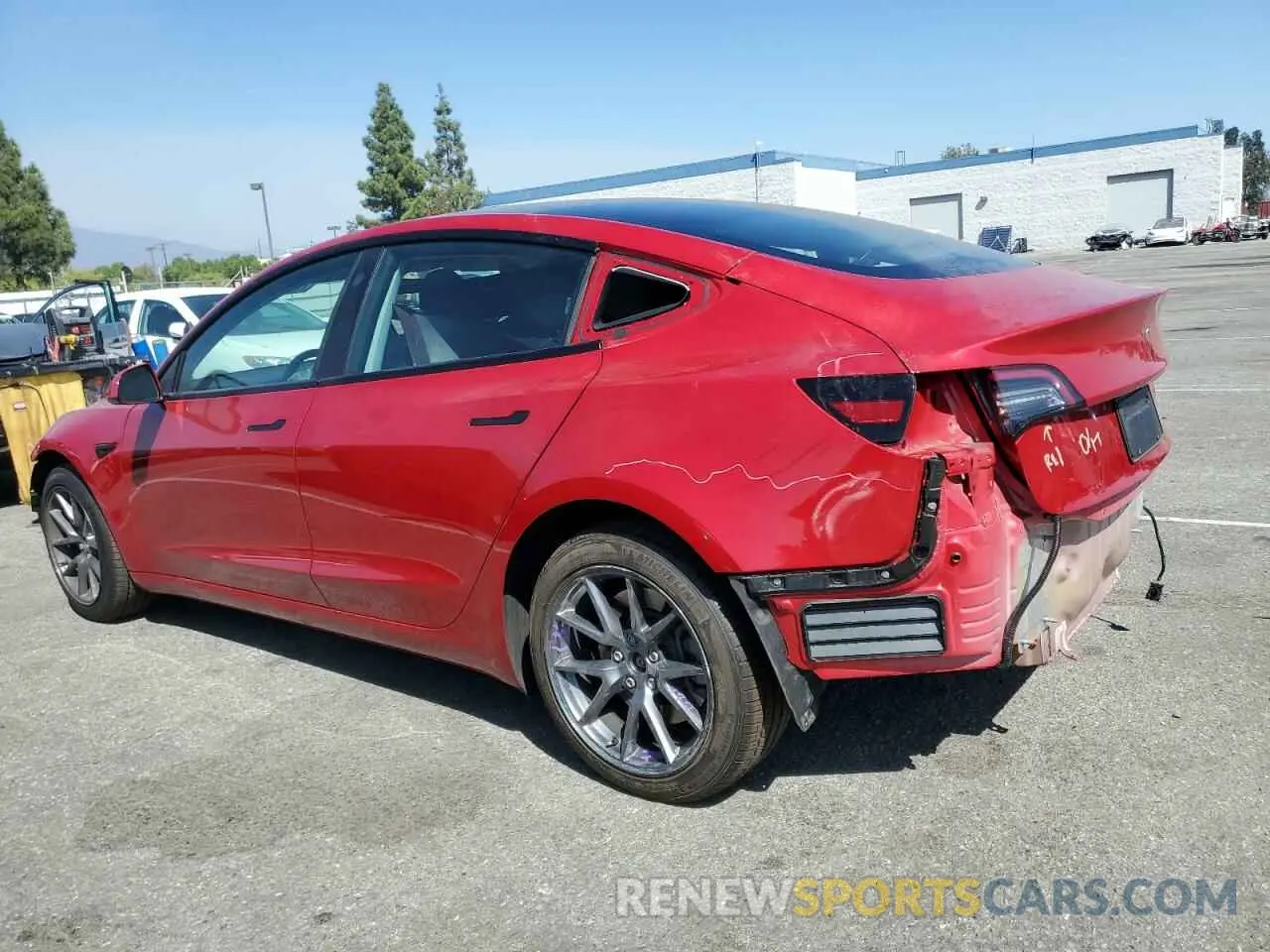 2 Фотография поврежденного автомобиля 5YJ3E1EA3PF501837 TESLA MODEL 3 2023