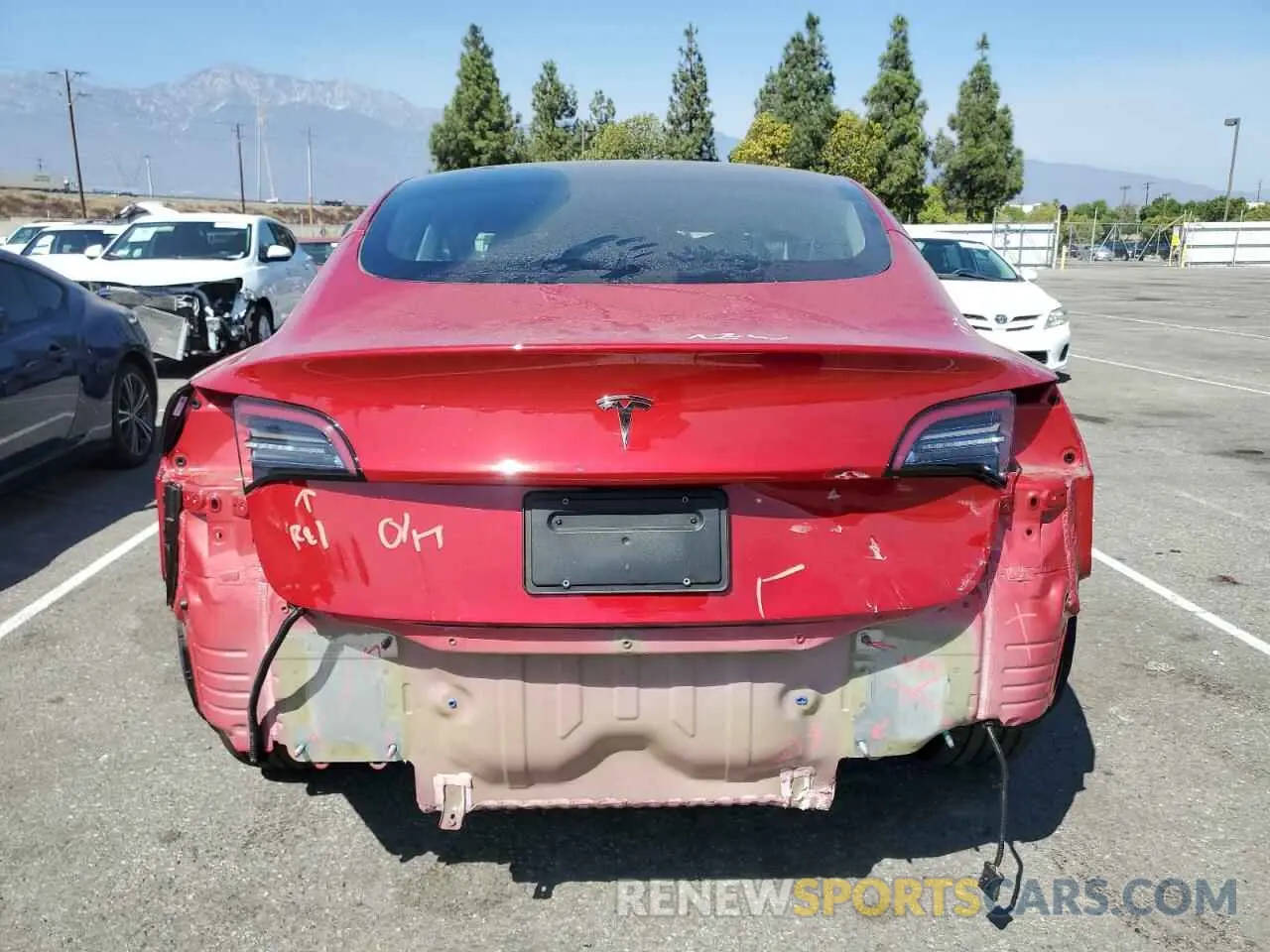 6 Фотография поврежденного автомобиля 5YJ3E1EA3PF501837 TESLA MODEL 3 2023