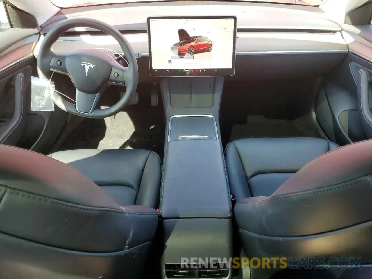 8 Фотография поврежденного автомобиля 5YJ3E1EA3PF501837 TESLA MODEL 3 2023