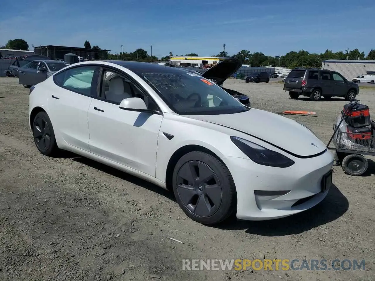 4 Photograph of a damaged car 5YJ3E1EA3PF514636 TESLA MODEL 3 2023