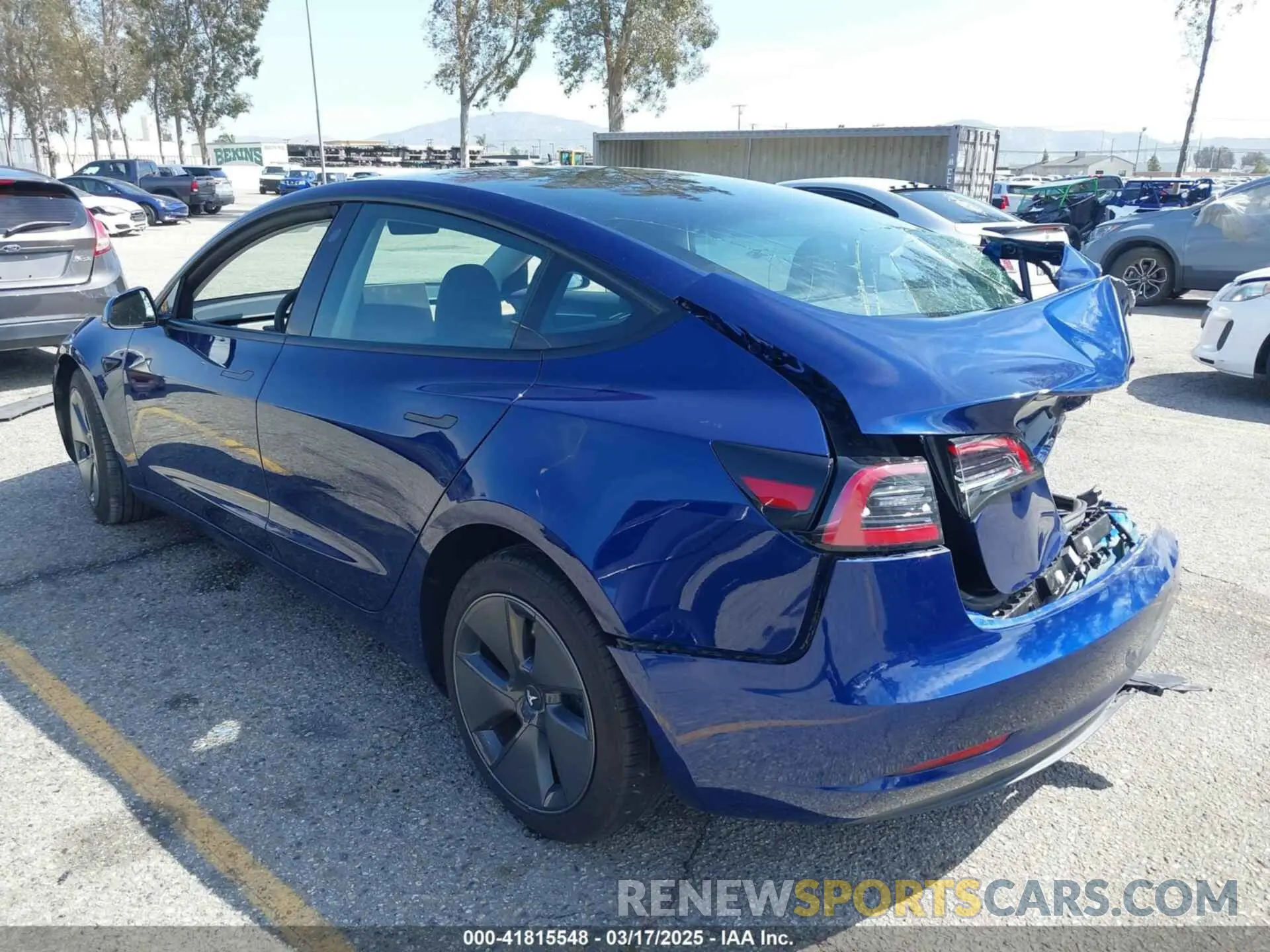 3 Photograph of a damaged car 5YJ3E1EA3PF541271 TESLA MODEL 3 2023