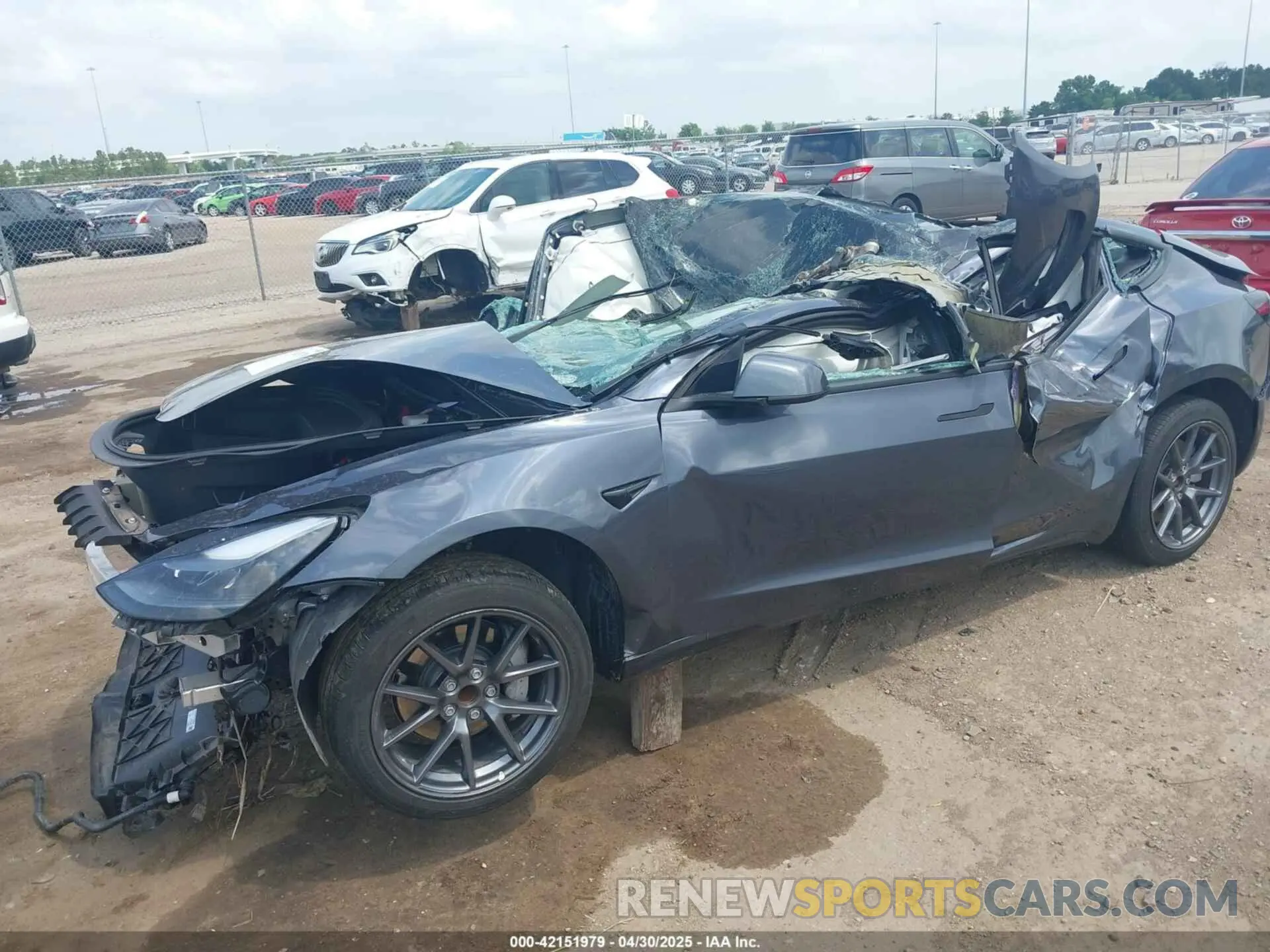 6 Photograph of a damaged car 5YJ3E1EA3PF541836 TESLA MODEL 3 2023