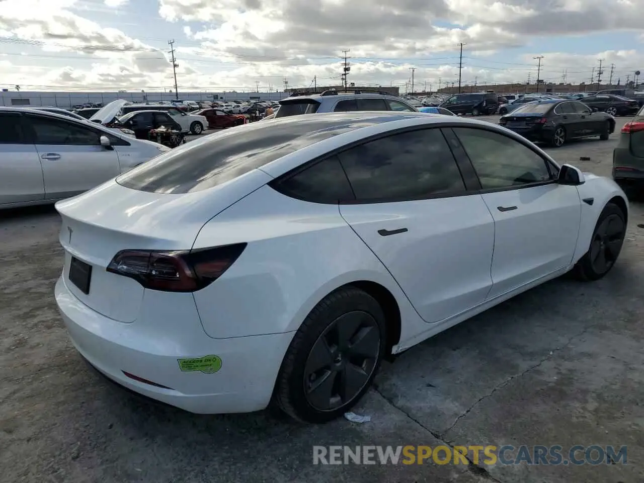 3 Photograph of a damaged car 5YJ3E1EA3PF579681 TESLA MODEL 3 2023
