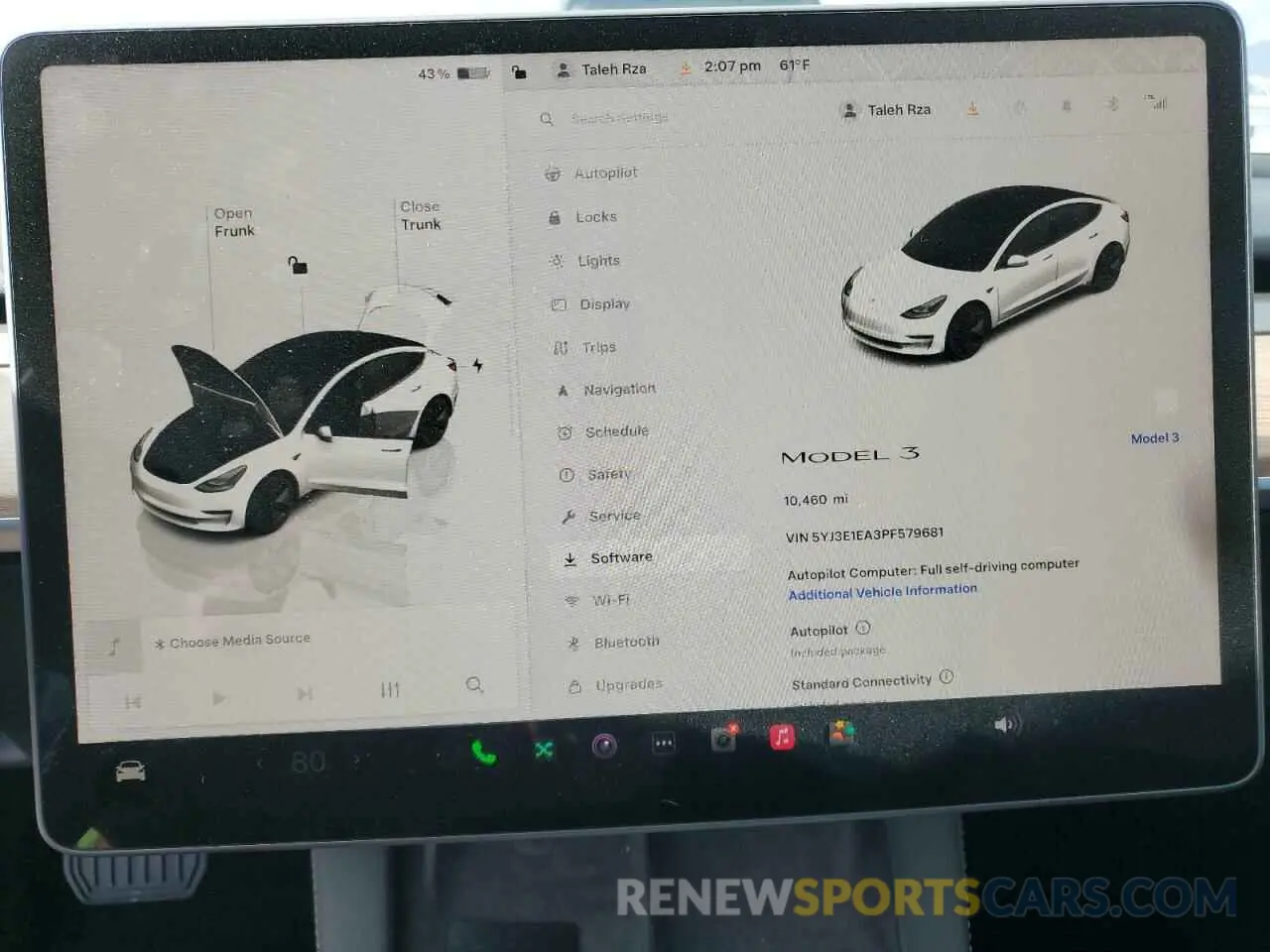 9 Photograph of a damaged car 5YJ3E1EA3PF579681 TESLA MODEL 3 2023