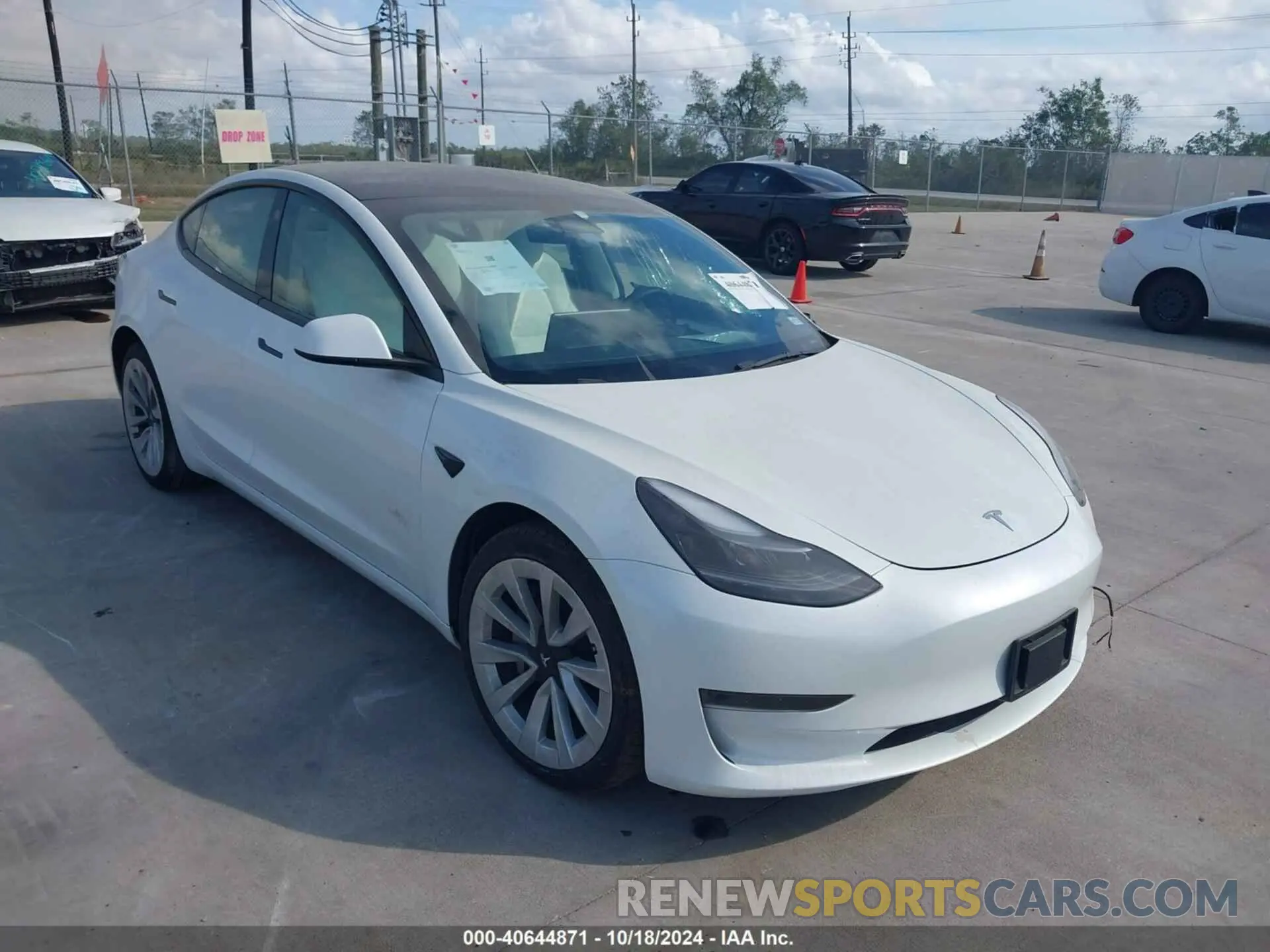 1 Photograph of a damaged car 5YJ3E1EA3PF584900 TESLA MODEL 3 2023