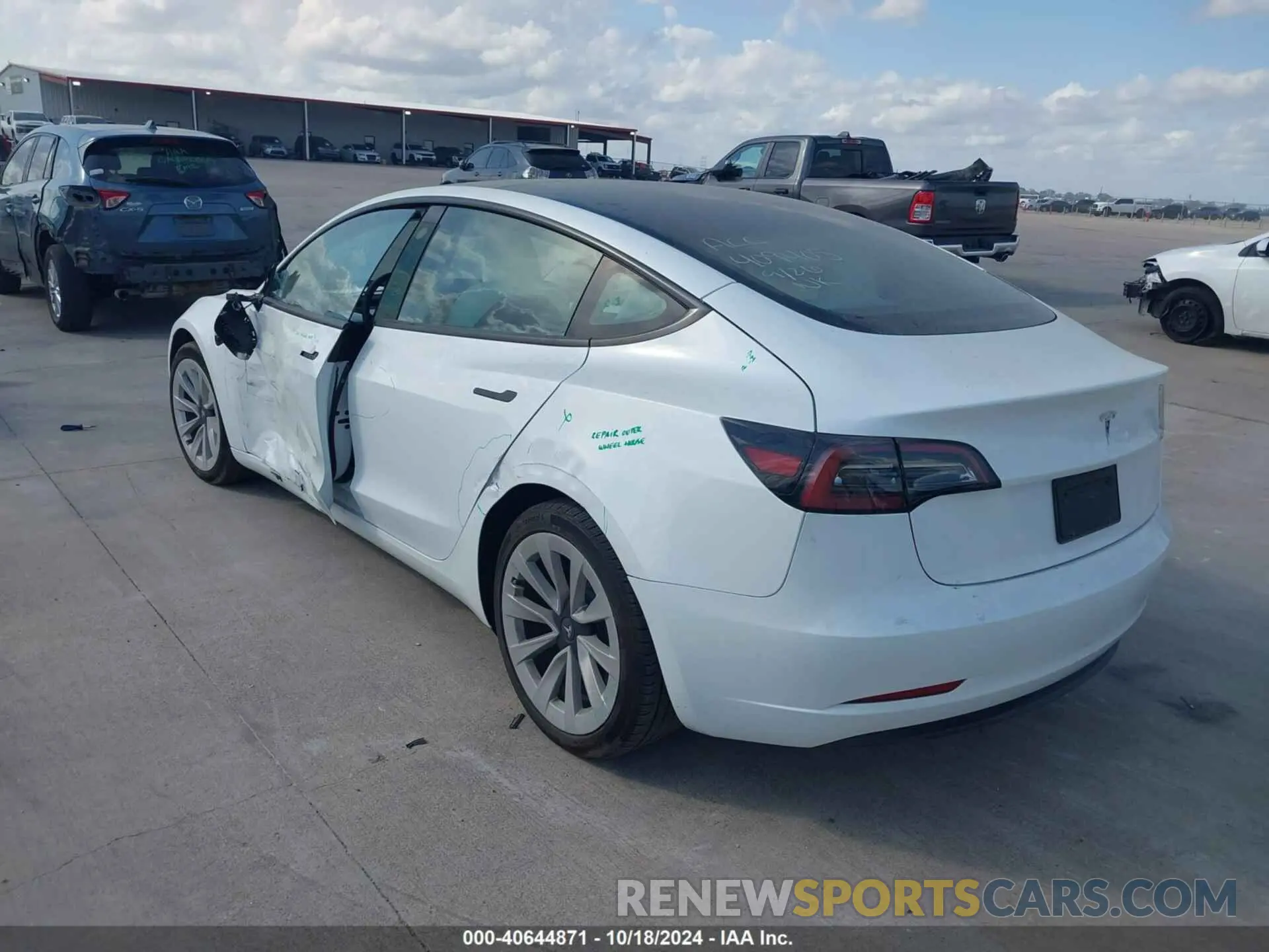 3 Photograph of a damaged car 5YJ3E1EA3PF584900 TESLA MODEL 3 2023
