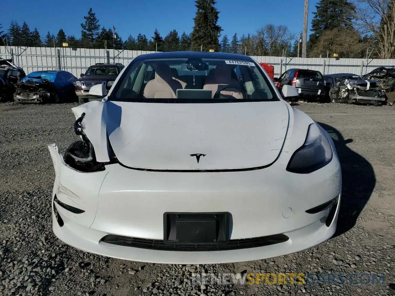 5 Photograph of a damaged car 5YJ3E1EA3PF587618 TESLA MODEL 3 2023