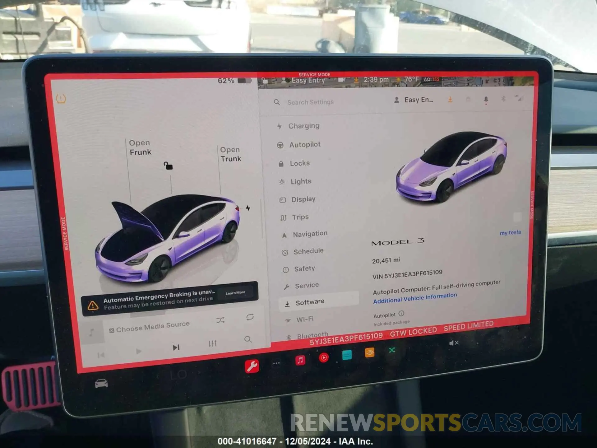 7 Photograph of a damaged car 5YJ3E1EA3PF615109 TESLA MODEL 3 2023