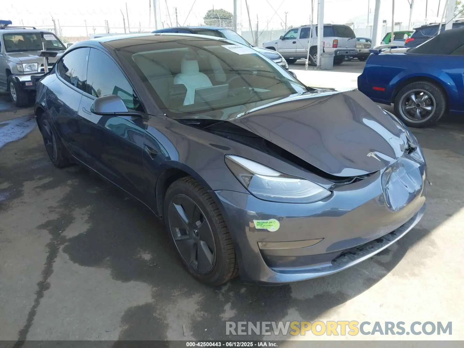 1 Фотография поврежденного автомобиля 5YJ3E1EA3PF622898 TESLA MODEL 3 2023