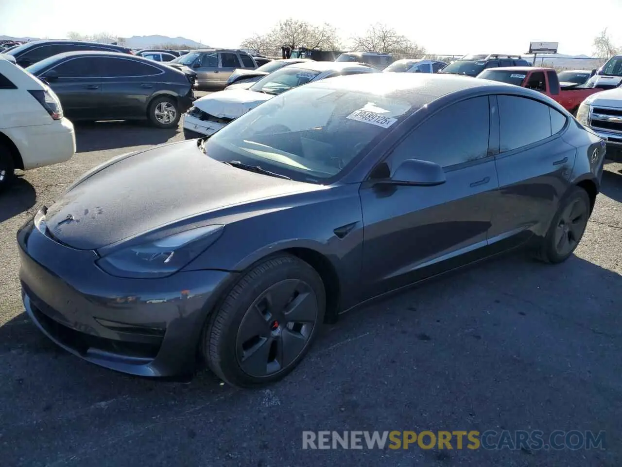 1 Photograph of a damaged car 5YJ3E1EA3PF639541 TESLA MODEL 3 2023