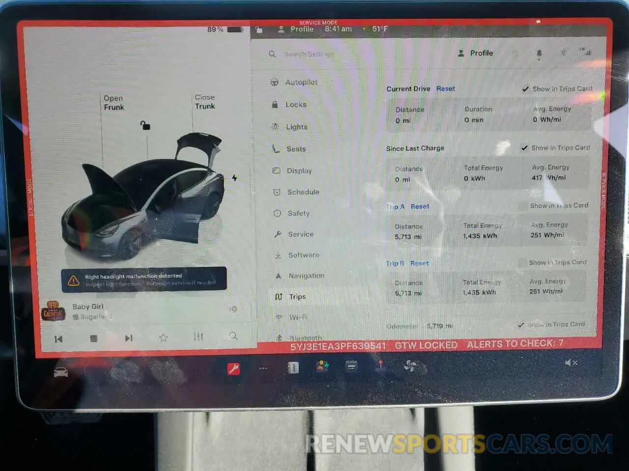 9 Photograph of a damaged car 5YJ3E1EA3PF639541 TESLA MODEL 3 2023