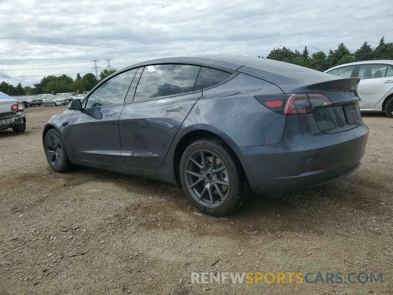 2 Фотография поврежденного автомобиля 5YJ3E1EA3PF672023 TESLA MODEL 3 2023