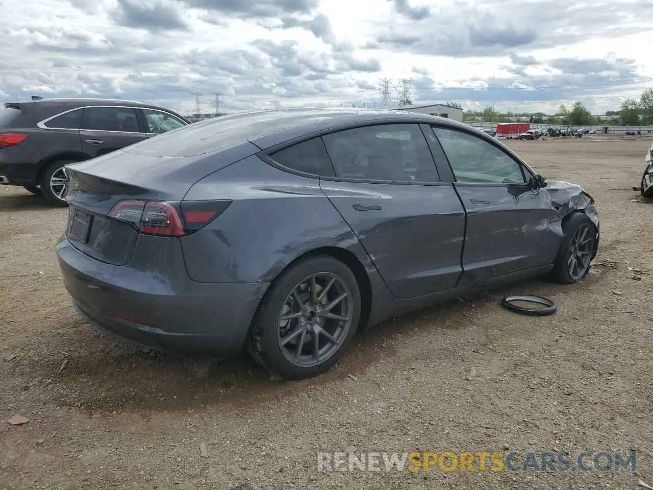 3 Фотография поврежденного автомобиля 5YJ3E1EA3PF672023 TESLA MODEL 3 2023