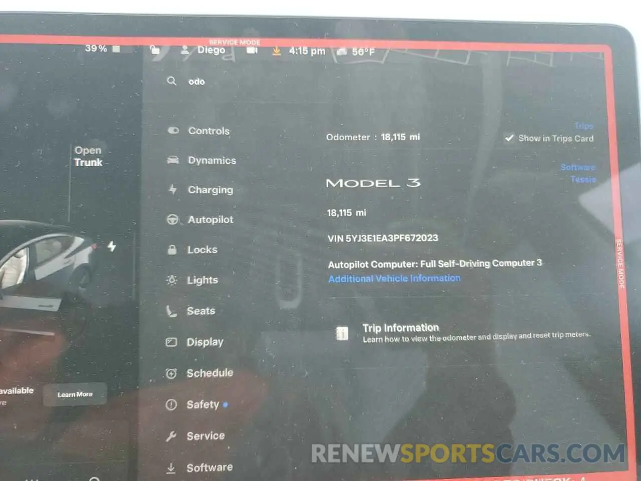 9 Фотография поврежденного автомобиля 5YJ3E1EA3PF672023 TESLA MODEL 3 2023