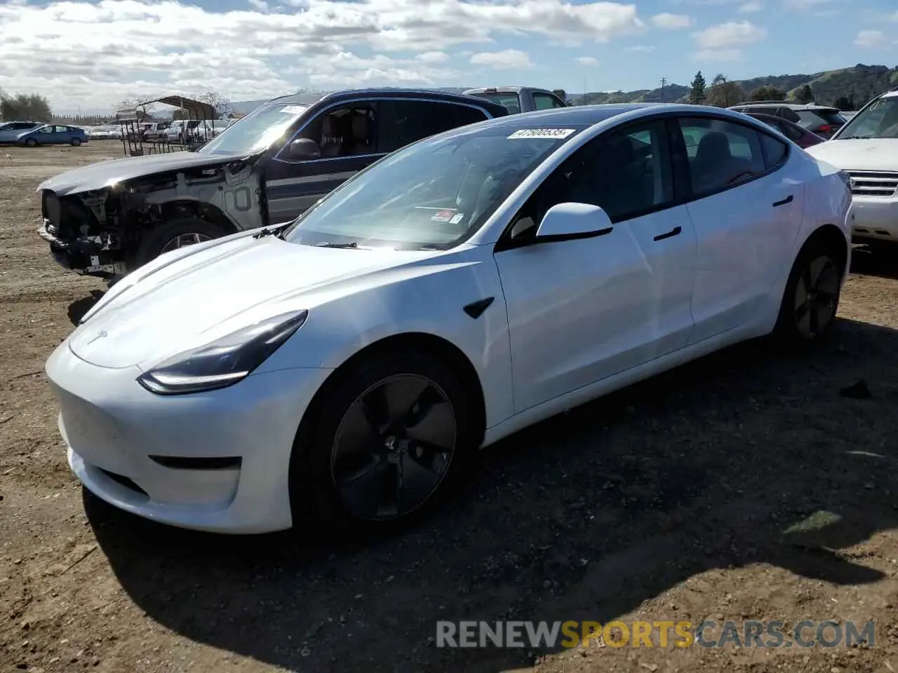1 Фотография поврежденного автомобиля 5YJ3E1EA3PF673074 TESLA MODEL 3 2023