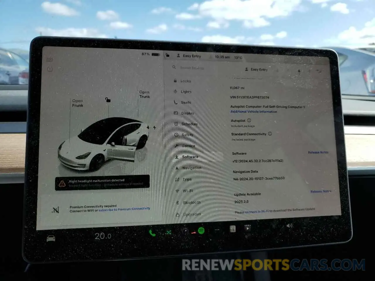 9 Фотография поврежденного автомобиля 5YJ3E1EA3PF673074 TESLA MODEL 3 2023
