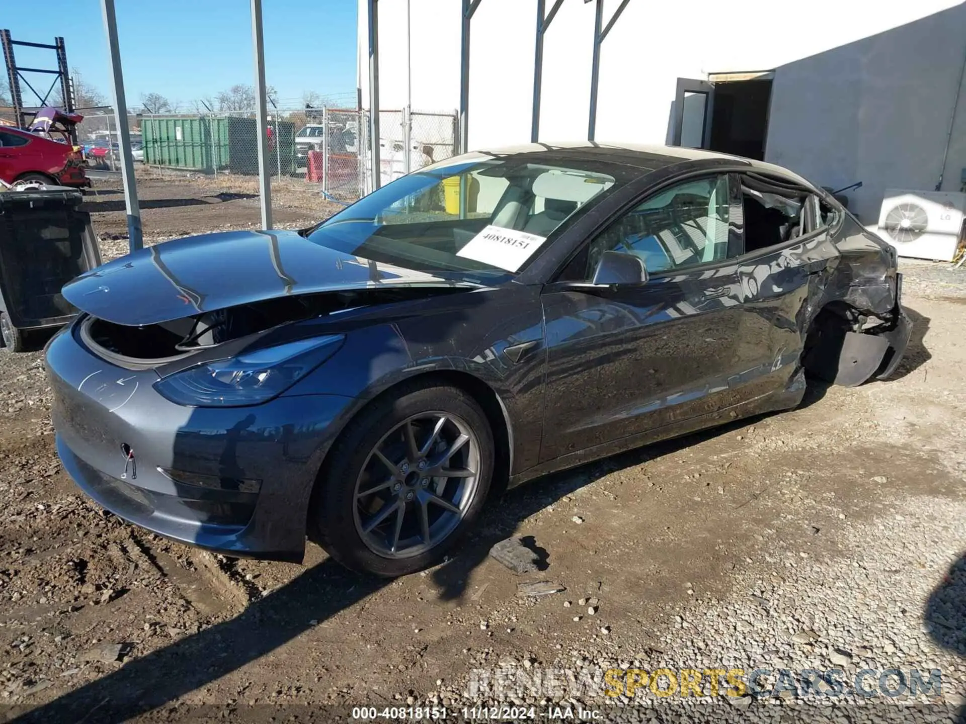 2 Photograph of a damaged car 5YJ3E1EA3PF673642 TESLA MODEL 3 2023