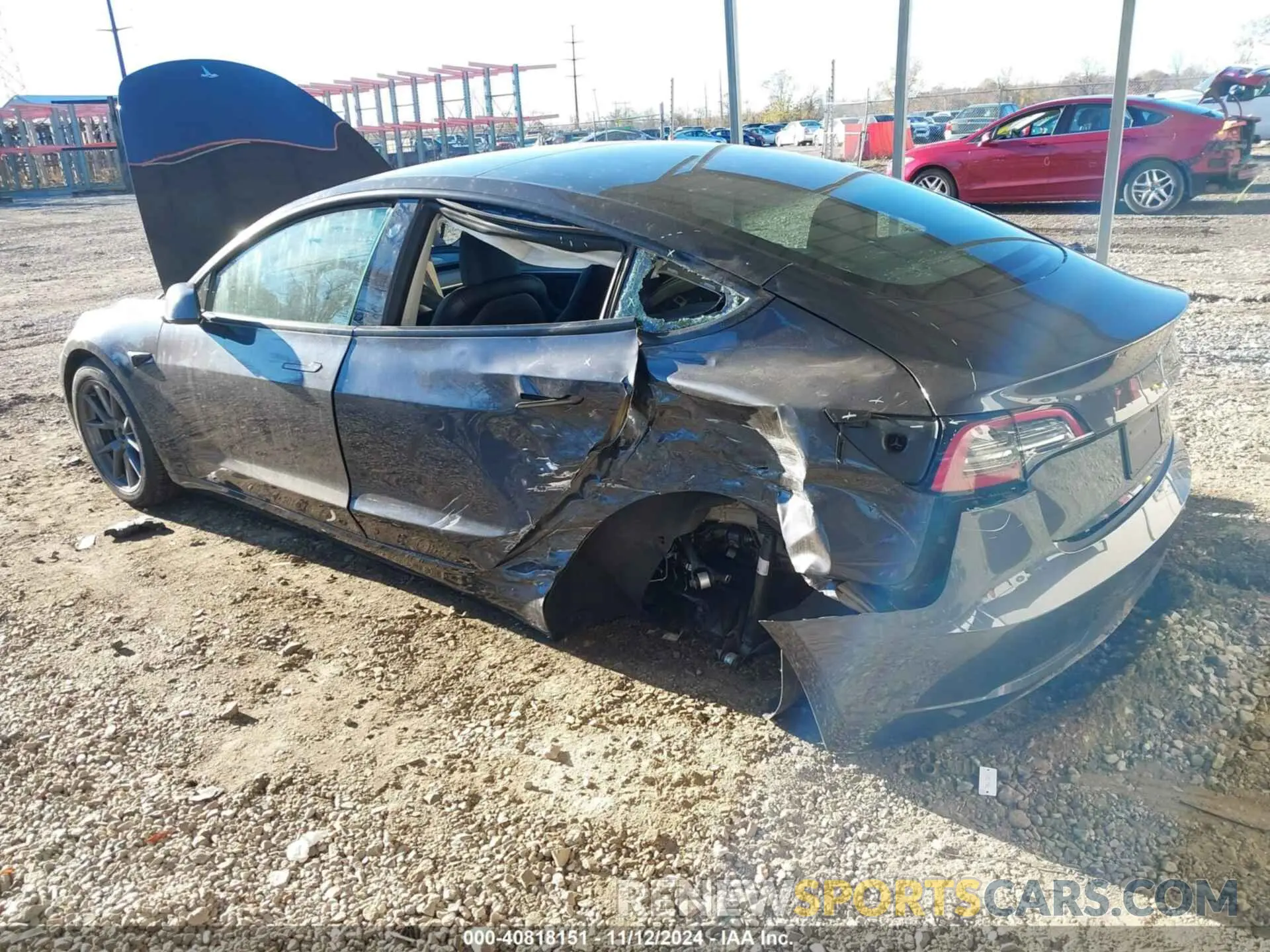 3 Photograph of a damaged car 5YJ3E1EA3PF673642 TESLA MODEL 3 2023