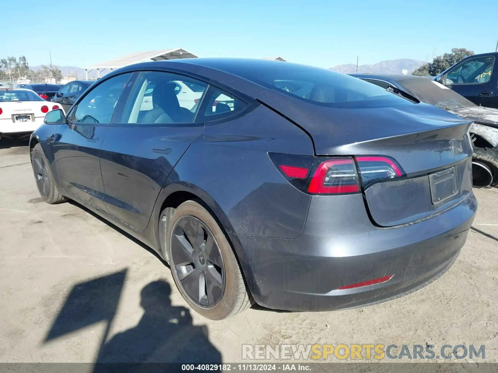3 Photograph of a damaged car 5YJ3E1EA3PF680722 TESLA MODEL 3 2023