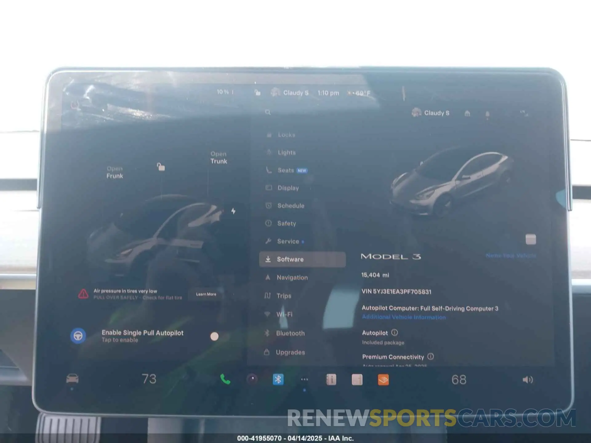 7 Photograph of a damaged car 5YJ3E1EA3PF705831 TESLA MODEL 3 2023