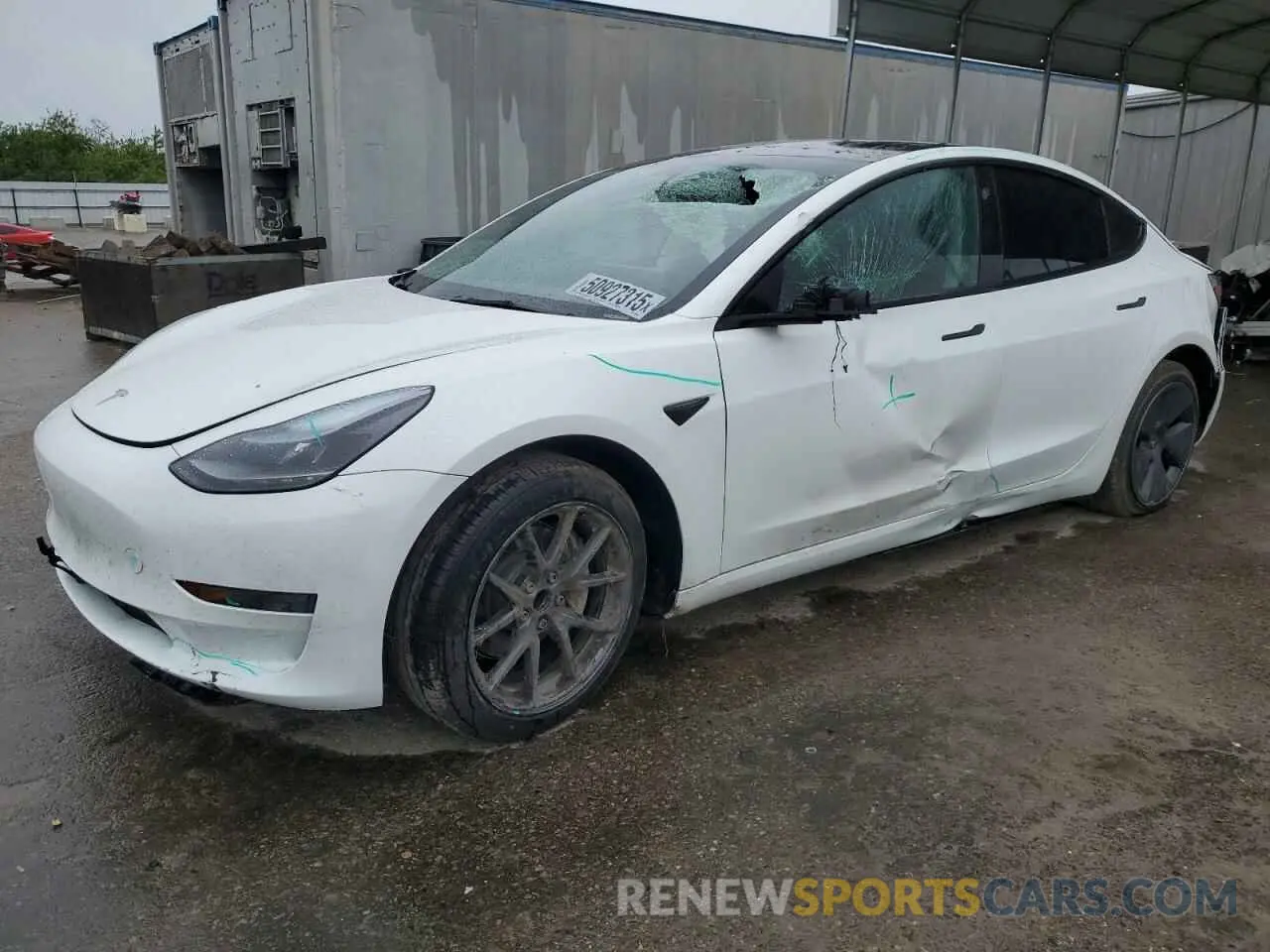 1 Photograph of a damaged car 5YJ3E1EA3PF709958 TESLA MODEL 3 2023