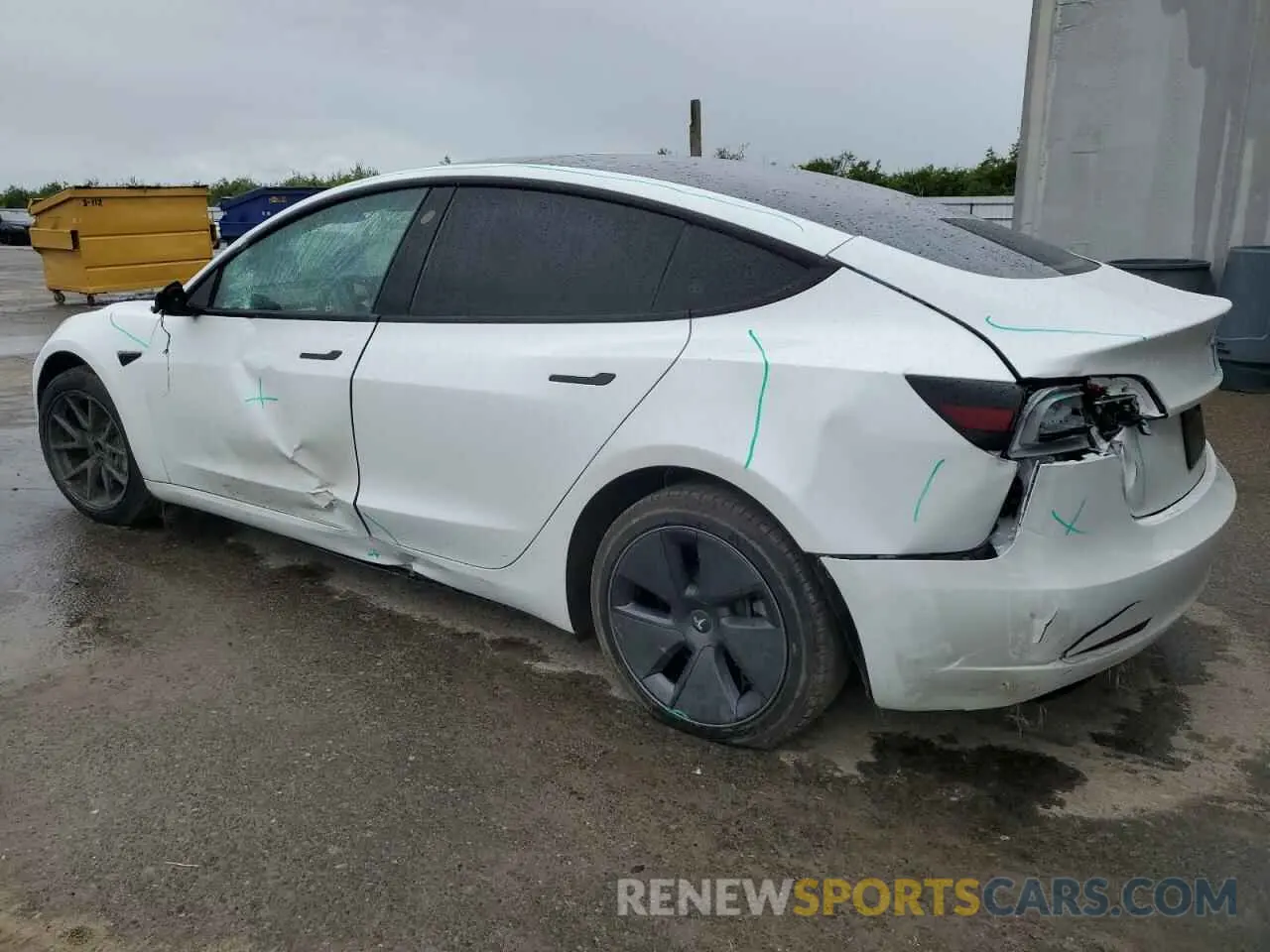 2 Photograph of a damaged car 5YJ3E1EA3PF709958 TESLA MODEL 3 2023