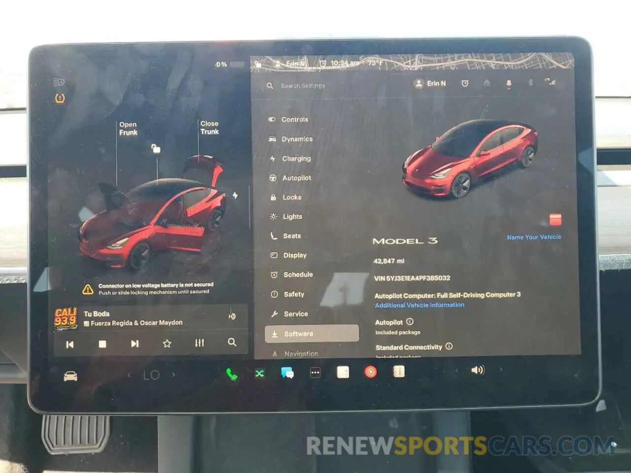9 Photograph of a damaged car 5YJ3E1EA4PF385032 TESLA MODEL 3 2023
