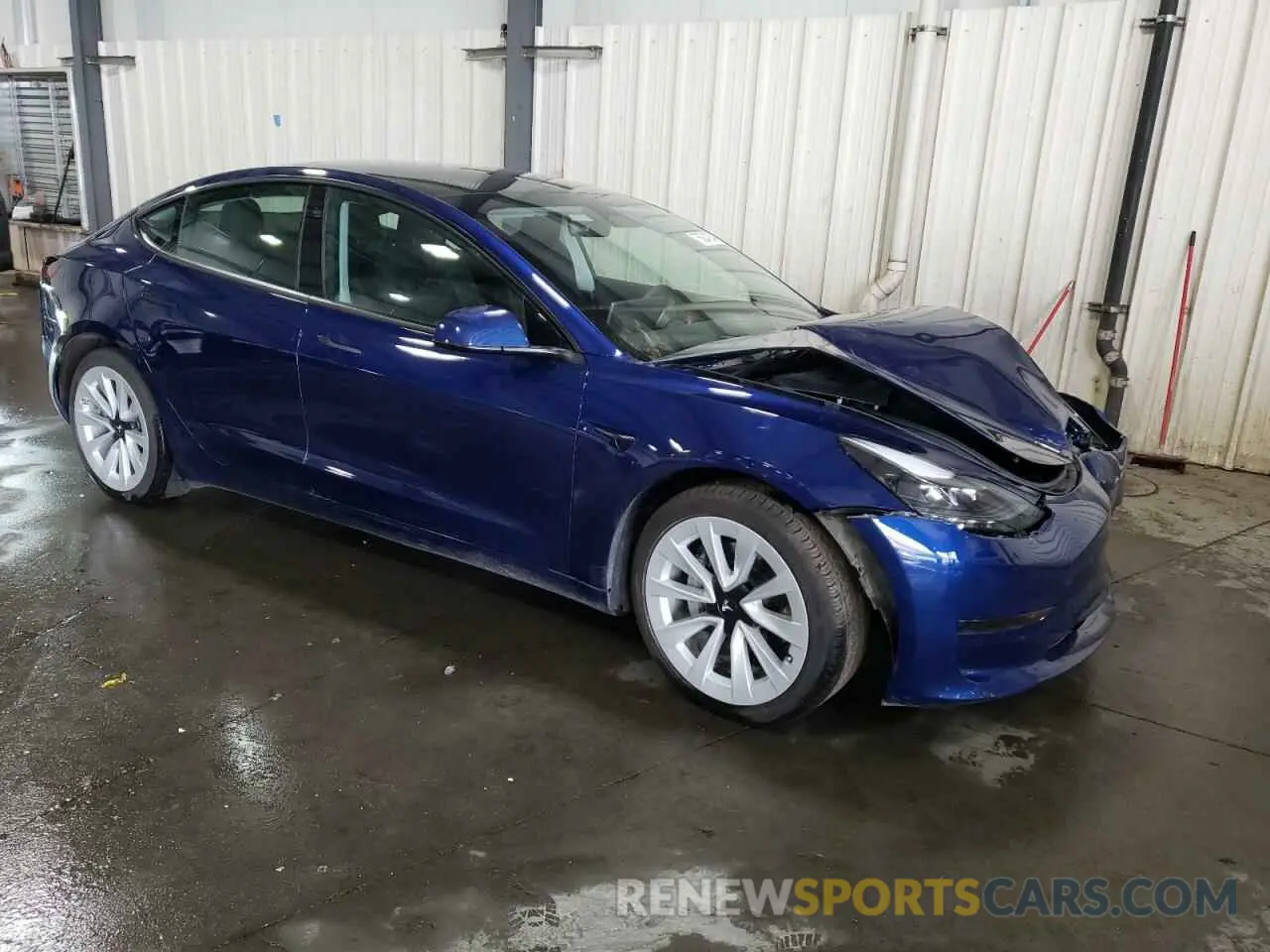 4 Photograph of a damaged car 5YJ3E1EA4PF393857 TESLA MODEL 3 2023