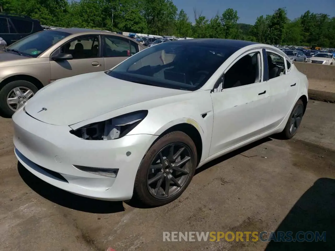 1 Фотография поврежденного автомобиля 5YJ3E1EA4PF398301 TESLA MODEL 3 2023