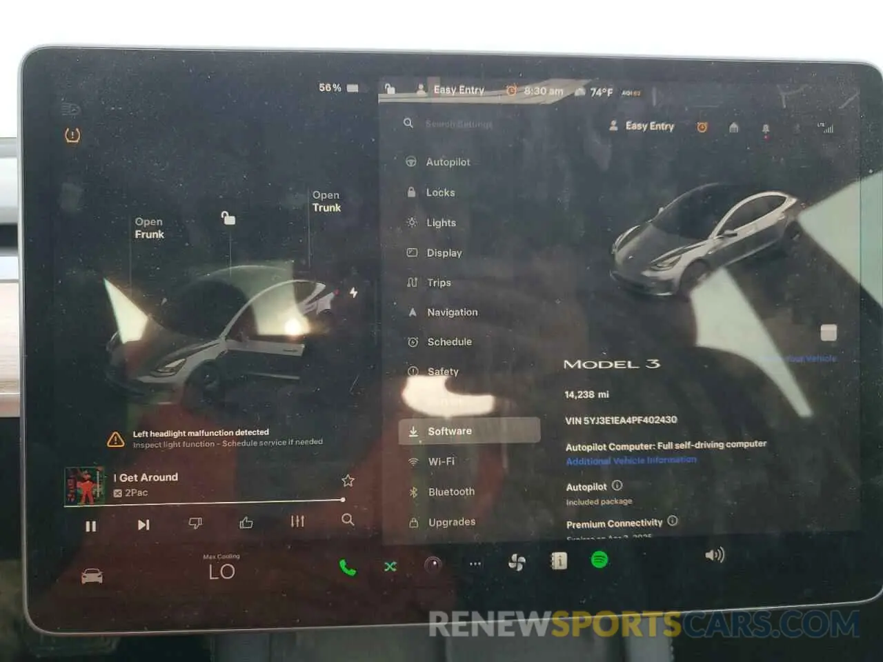 9 Фотография поврежденного автомобиля 5YJ3E1EA4PF402430 TESLA MODEL 3 2023