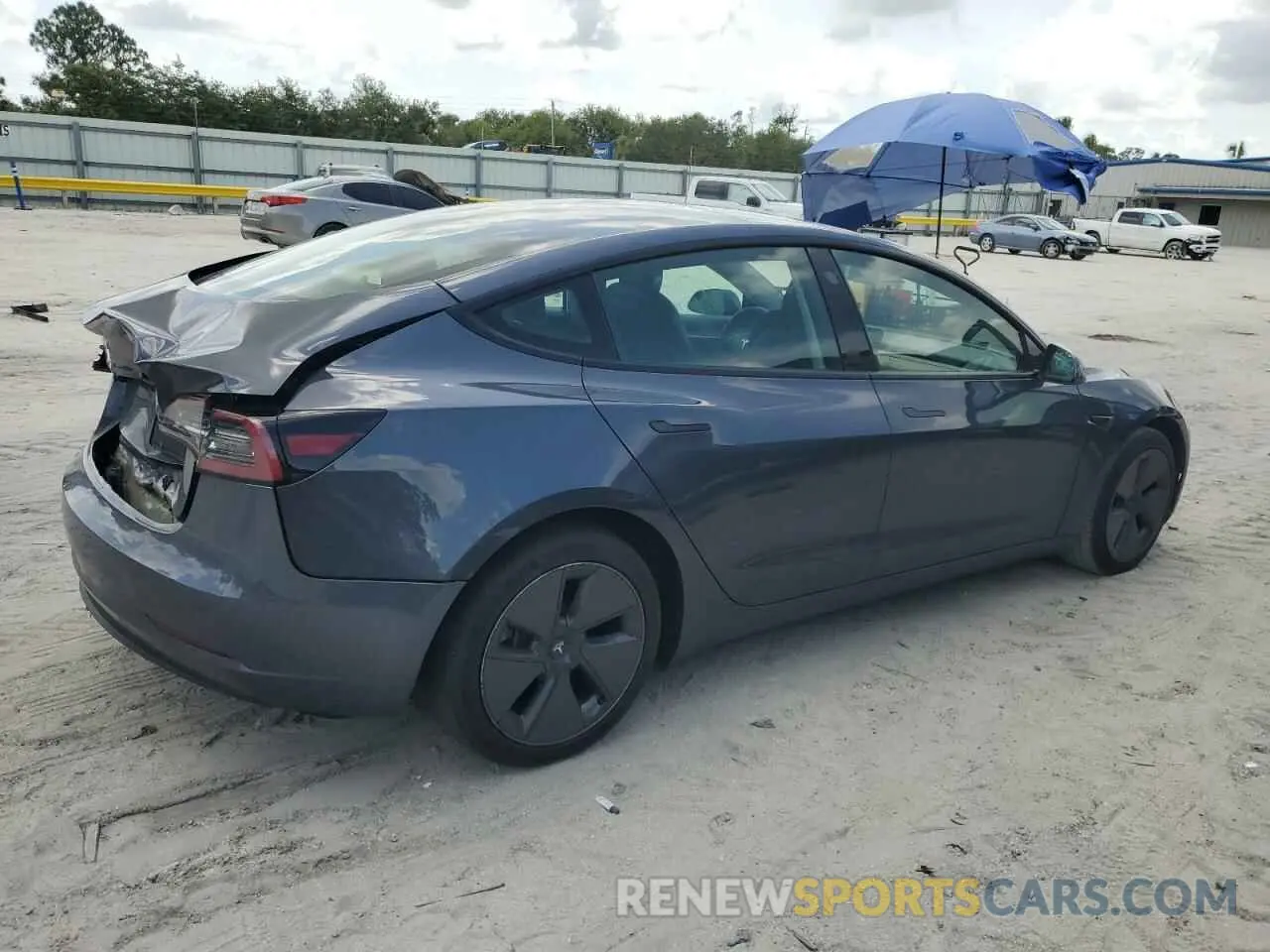 3 Photograph of a damaged car 5YJ3E1EA4PF407112 TESLA MODEL 3 2023