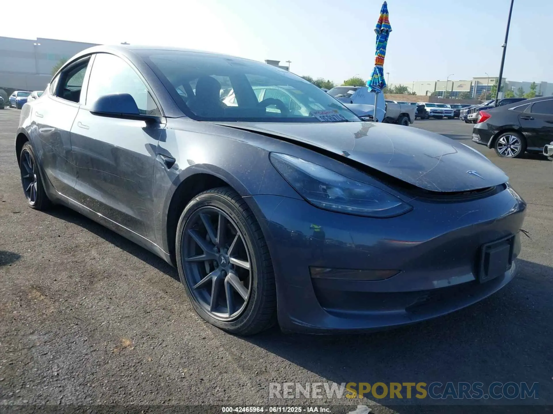 1 Photograph of a damaged car 5YJ3E1EA4PF427022 TESLA MODEL 3 2023