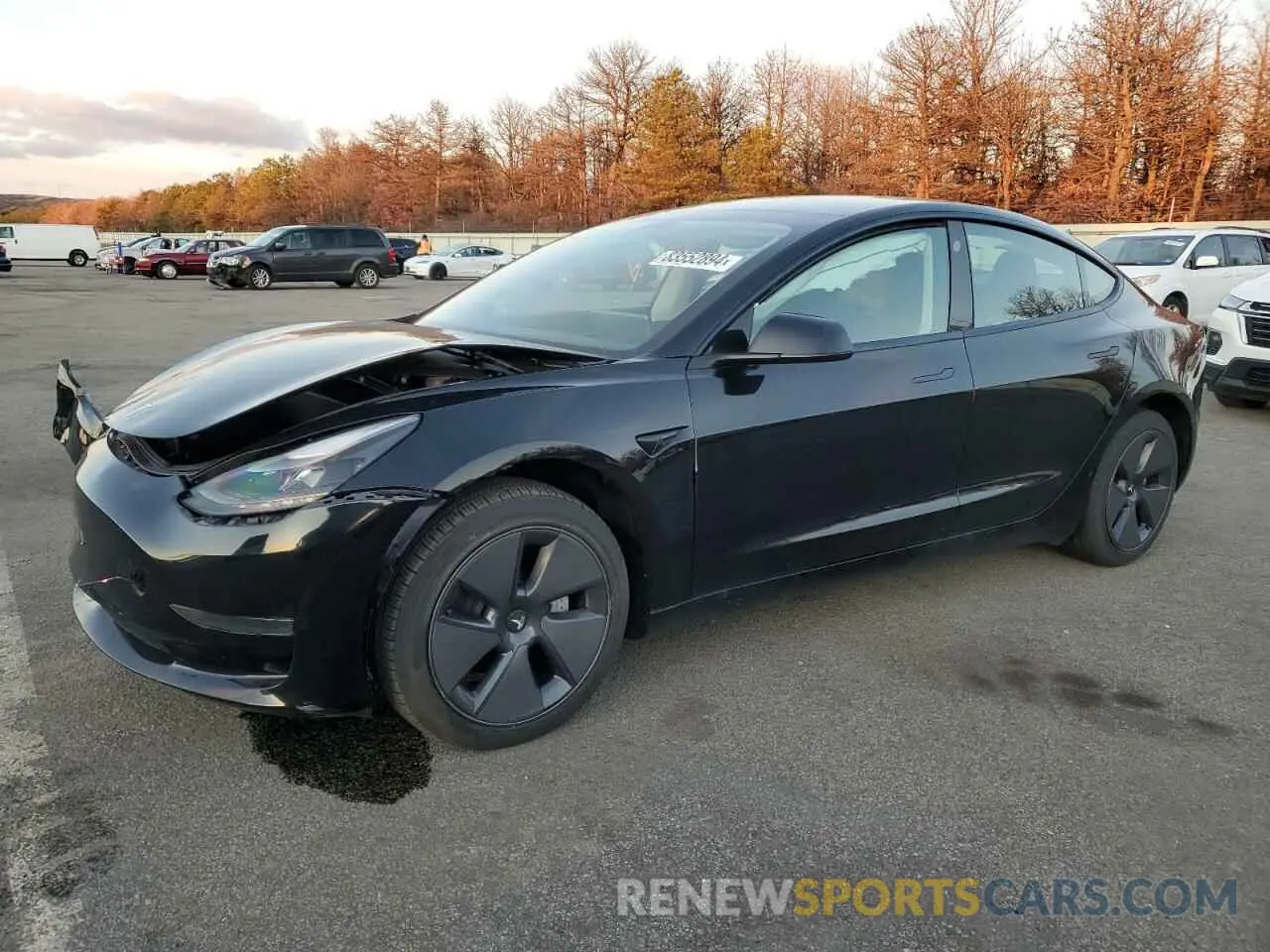 1 Photograph of a damaged car 5YJ3E1EA4PF427327 TESLA MODEL 3 2023